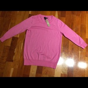 J.crew tippy sweater in pink